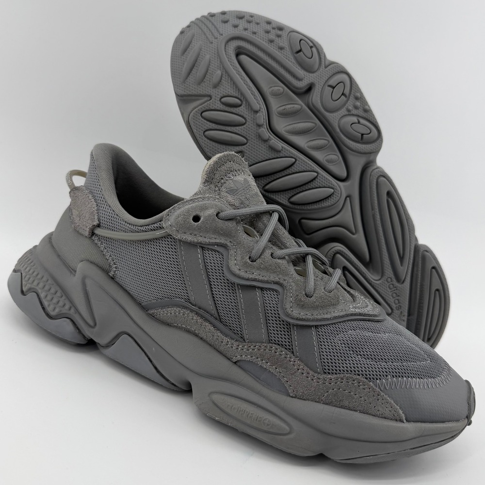 Adidas Ozweego Kids 6.5 (8 Women's) Grey Chunky Retro‎ Athletic Sneakers Shoes